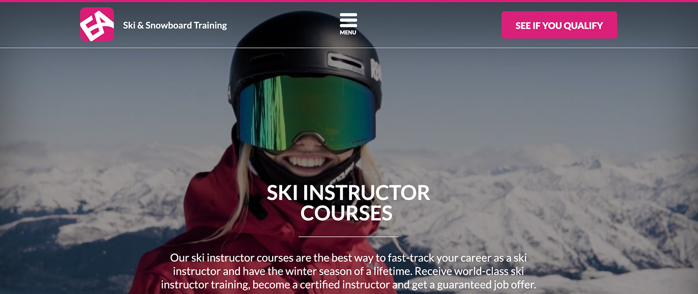 EA Ski and Snowboard Header